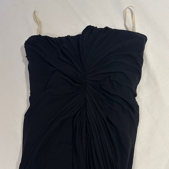 RICK OWENS Black Concordians Bustier Unstable Maxi Dress US size 4 - Picture 3 of 6